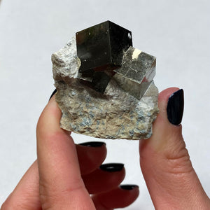 Natural Pyrite Crystal Specimen