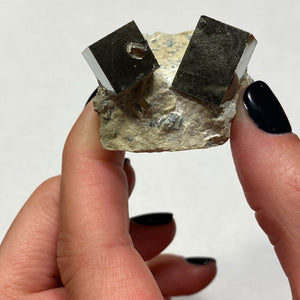 Natural Raw Pyrite Cube Spain