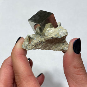 Raw Natural Pyrite in Rock Spain