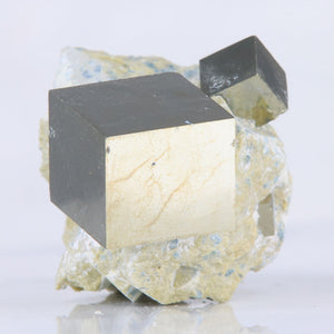 Cubic Pyrite Crystal on Host Rock Navajun Spain