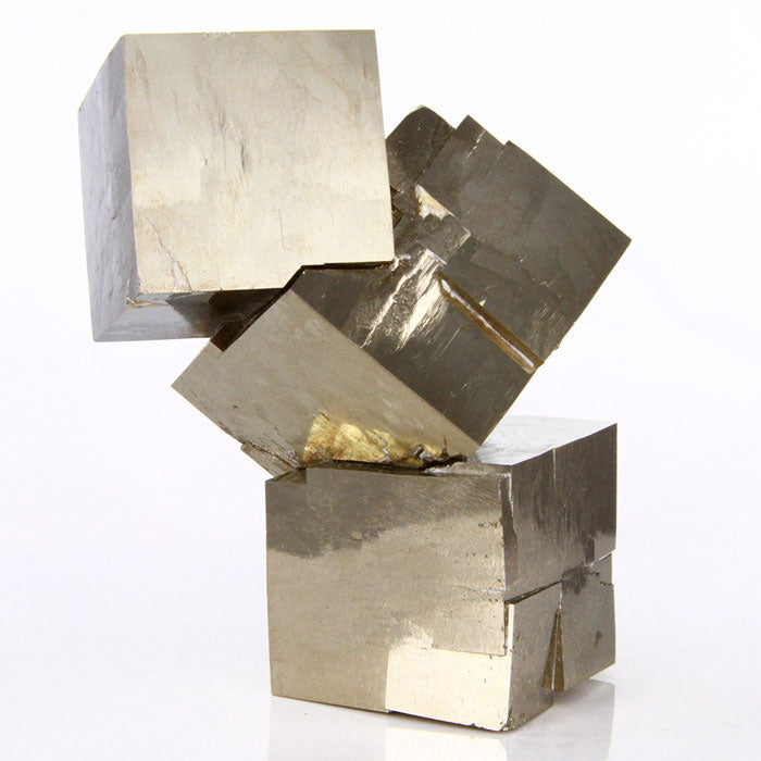 Navajun Pyrite Crystal Cluster Mineral Specimen Spain