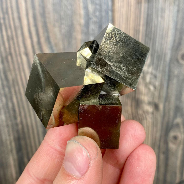 Pyrite Cubic Crystal Cluster from Spain