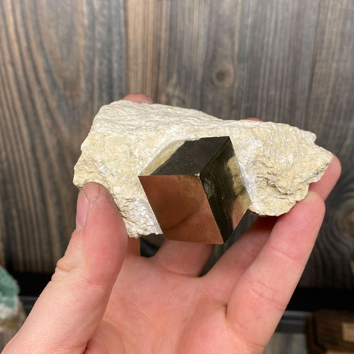 Spanish Pyrite cube from Navajun Spain
