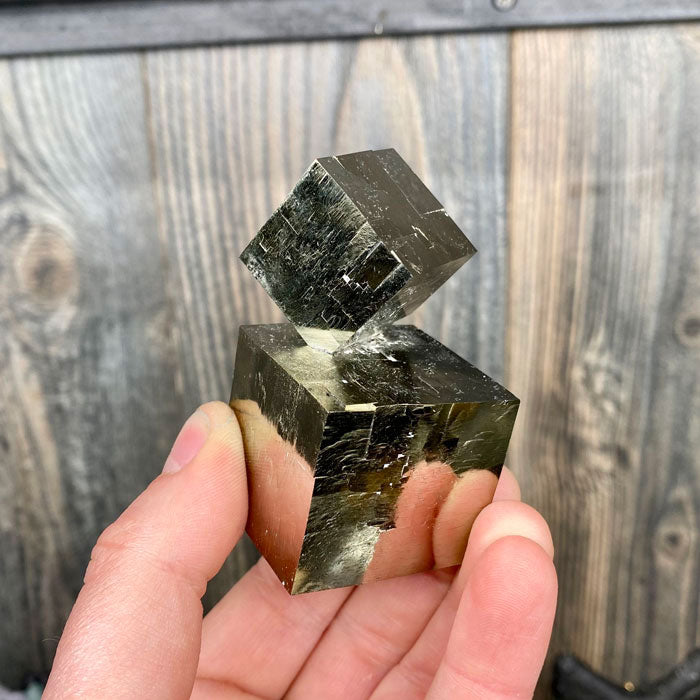 Raw Natural Pyrite Cubes Mineral Specimen