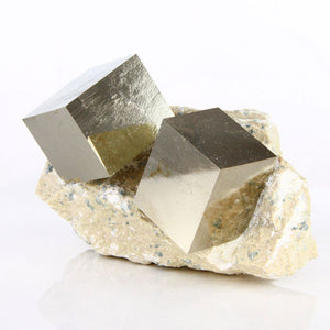 Pyrite Cubic Crystals from Navajun Spain