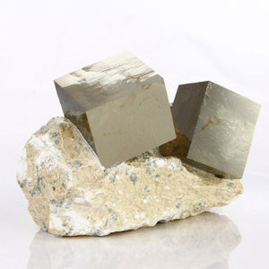Pyrite Cubes Mineral Specimen