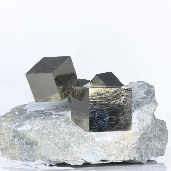 Pyrite on host rock matrix