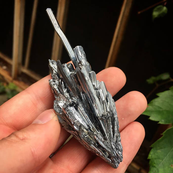 Stibnite Crystal Specimen