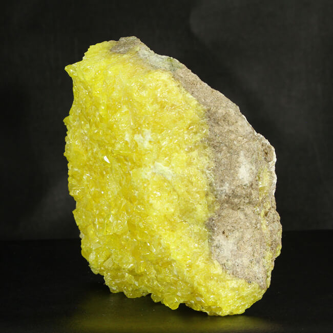 Yellow Sulfur Mineral Specimen