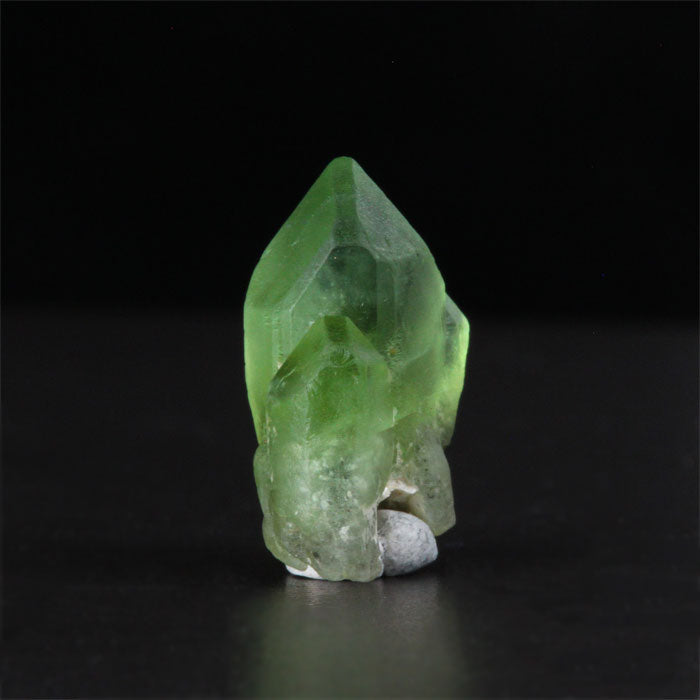 Twin Peridot Crystal Green Specimen