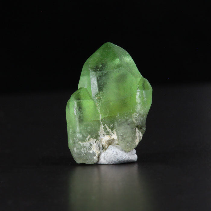 Twin Peridot Crystal Green Specimen