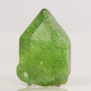 Peridot Crystal with Ludwigite inclusions
