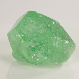 Mint Green Color Garnet Crystal Specimen