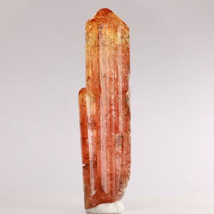 Imperial topaz raw crystal mineral specimen