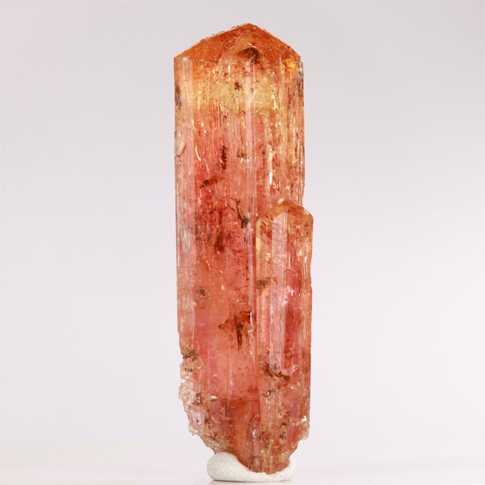 imperial topaz crystal terminated large