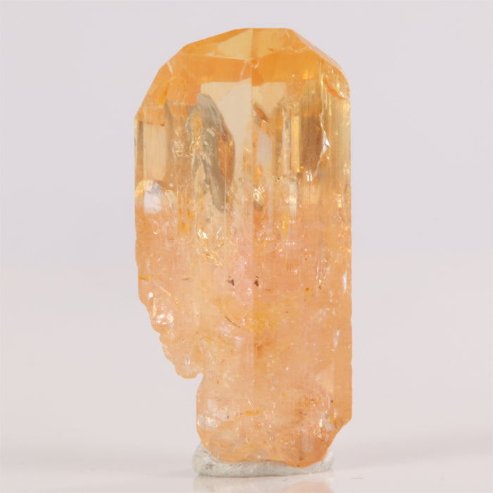 Orange chrome topaz crystal mineral specimen