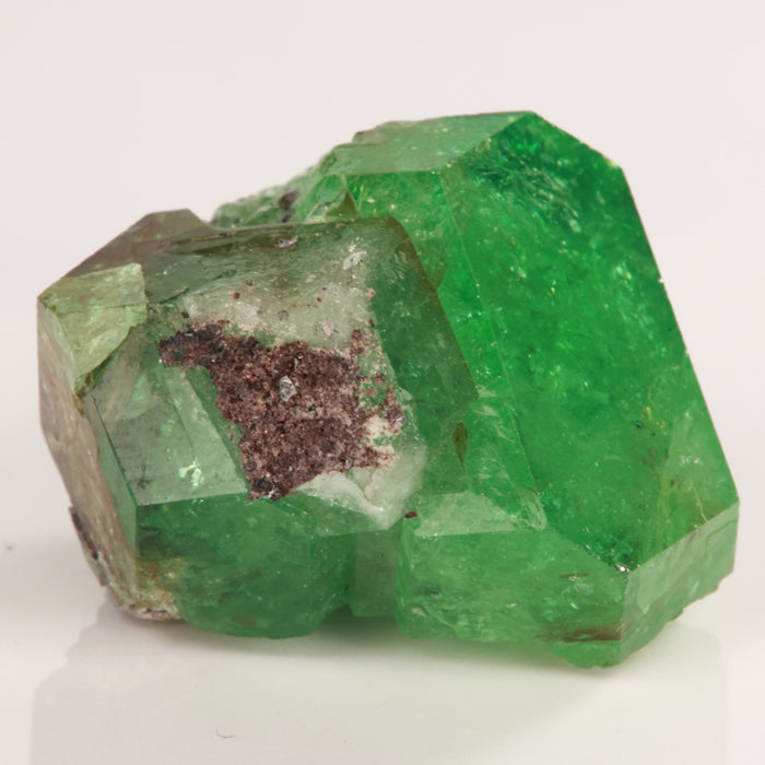 62.57ct Green Tsavorite Garnet Crystal Specimen - Mineral Mike