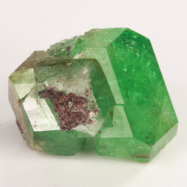 Tsaborite 62.57ct Green Tsavorite Garnet Crystal Specimen - Mineral Mike
