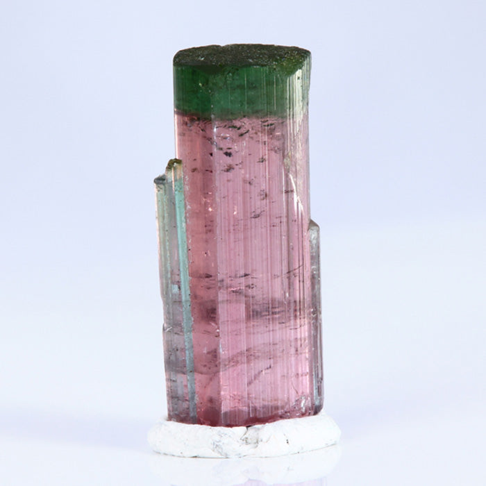 Raw Natural Brazil Tourmaline bicolor Crystal