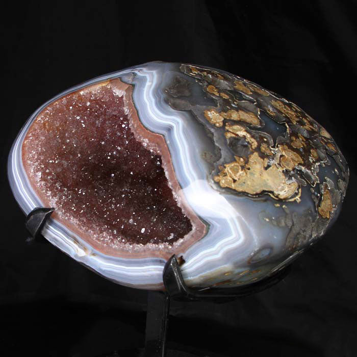 Raw Quartz Geode from Brazil