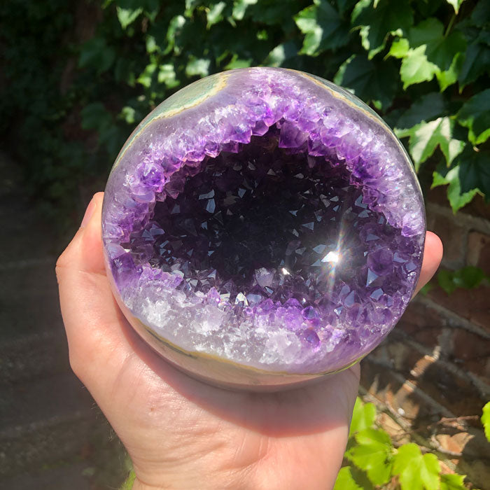 Amethyst Globe Sphere polished ball