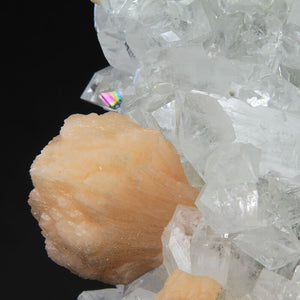 4.93lb Apophyllite and Stilbite Crystal Stalactite