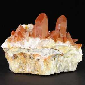 Hematite Quartz Crystals from Morocco