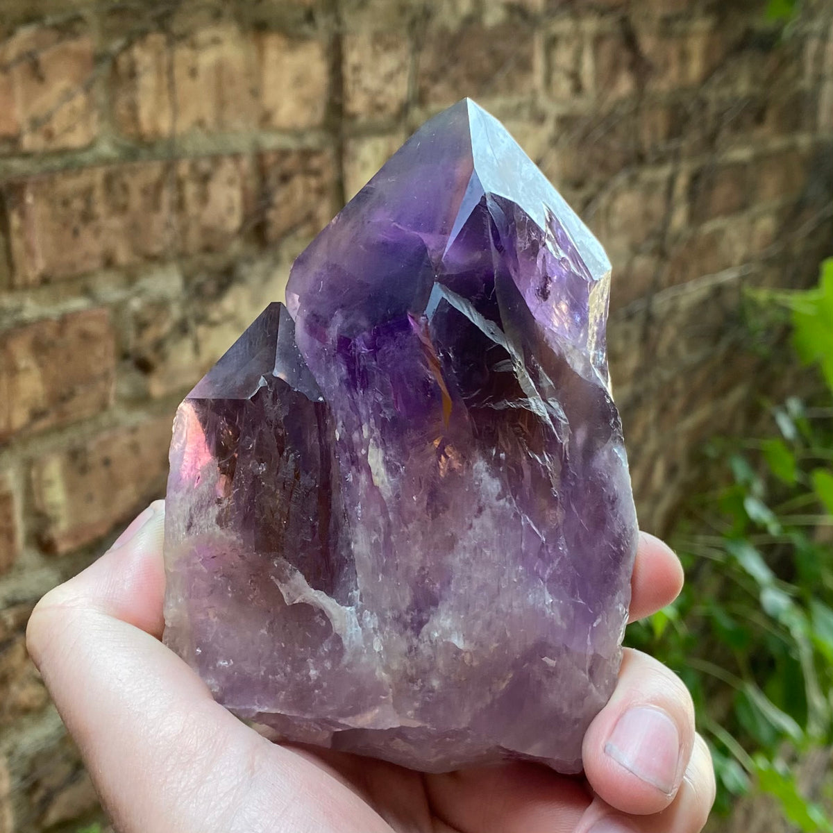 Double Ametrine Crystal