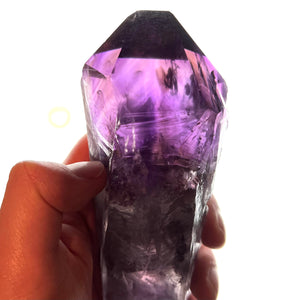 634g Gemmy Purple Amethyst Crystal Point