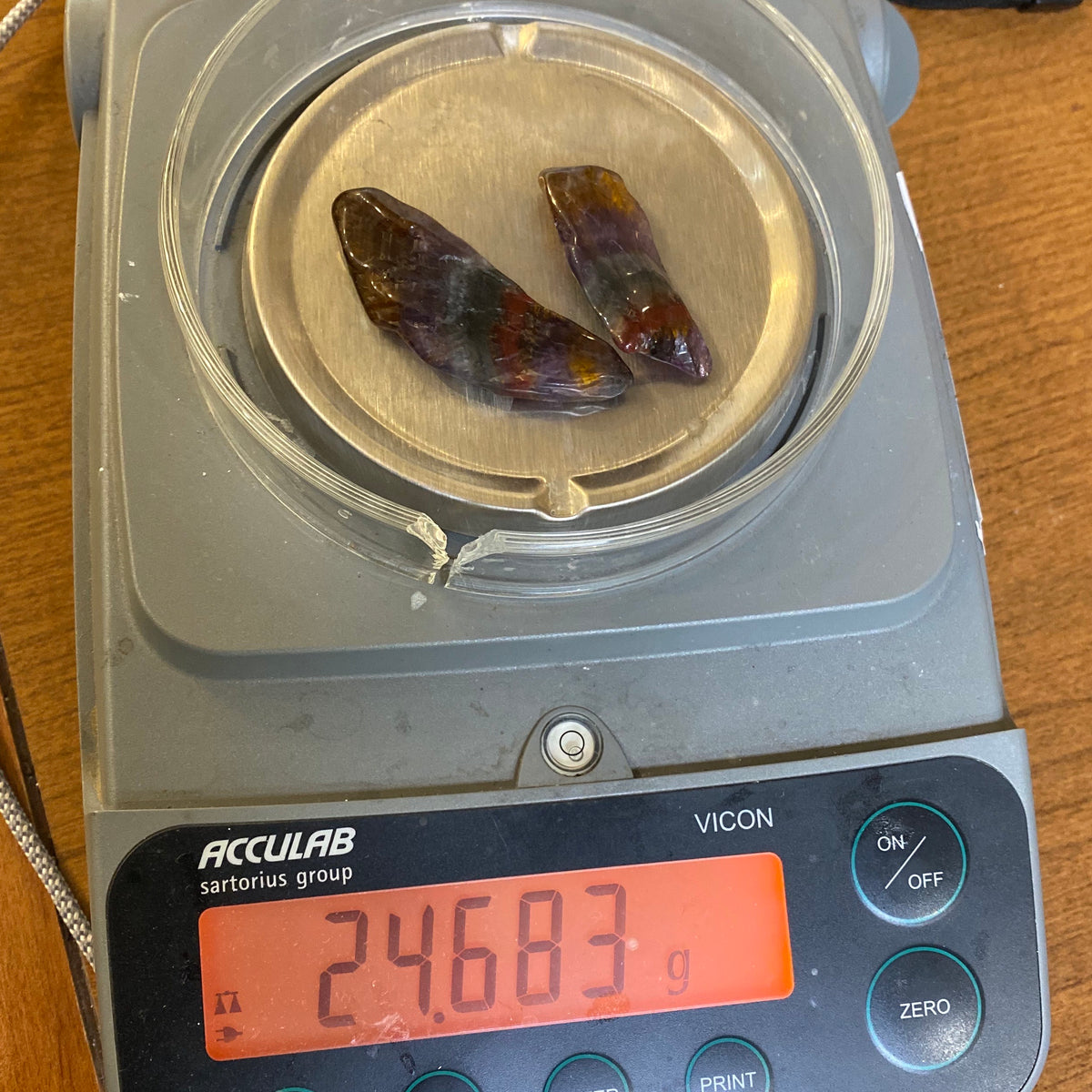 Zoned Quartz (Tumbled) 2 Pieces