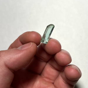 7.57ct Bluish Green Tourmaline Crystal