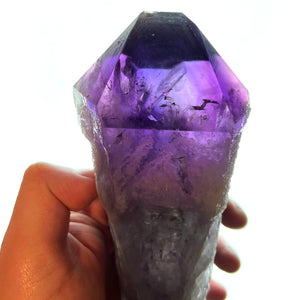 Natural Large Raw Amethyst Point from Bahia, Brazil