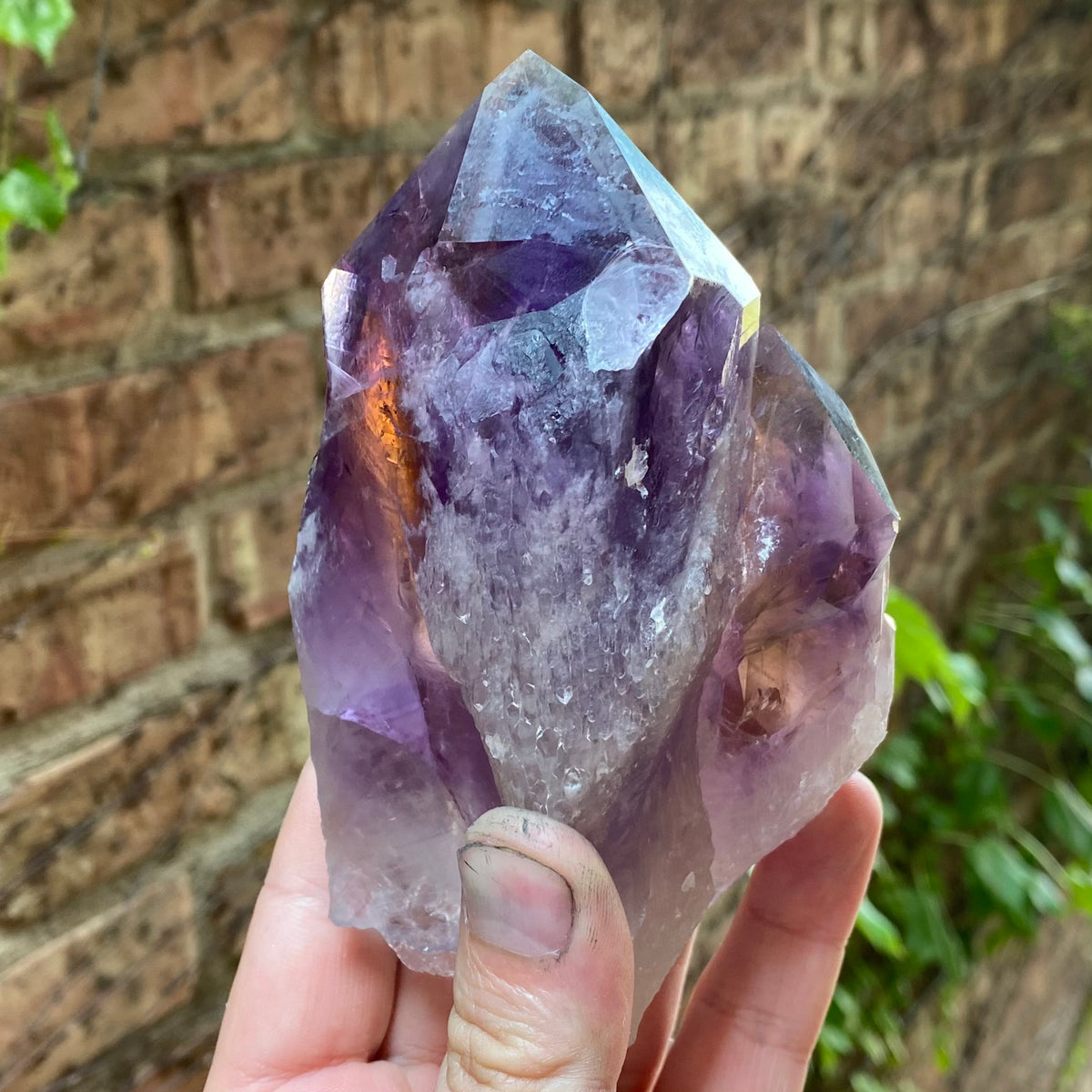 Double Ametrine Crystal