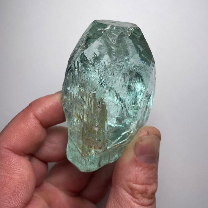 Mozambique Aquamarine Crystal Mineral Specimen blue green