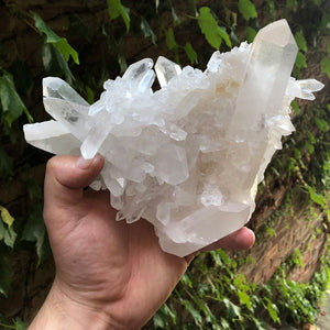 Big Quartz Crystal Cluster Mineral Specimen