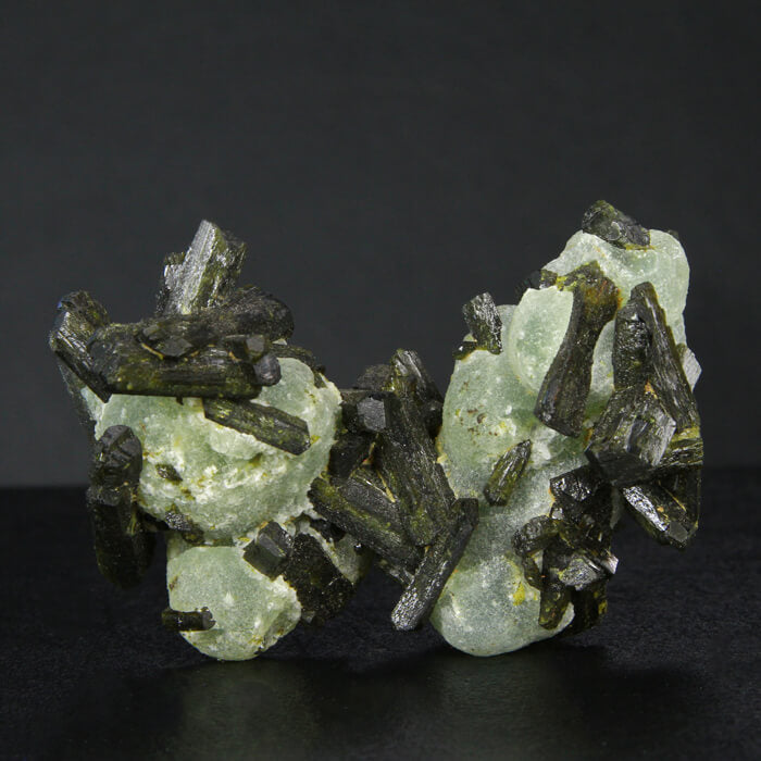 Prehnite balls and epidote