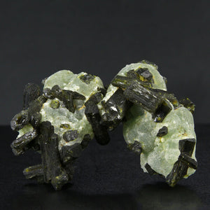 Prehnite and Epidote Crystals