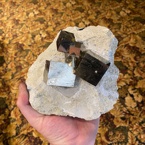 Pyrite Cubes from Spain