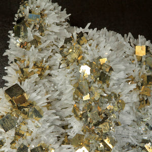 Huaran, Peru Pyrite and Quartz Crystals
