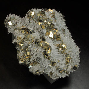 Pyrite and Quartz from Peru Museum Quality