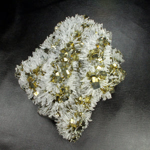 Raw Pyrite and Quartz Crystal Huaran Peru Mineral Specimen