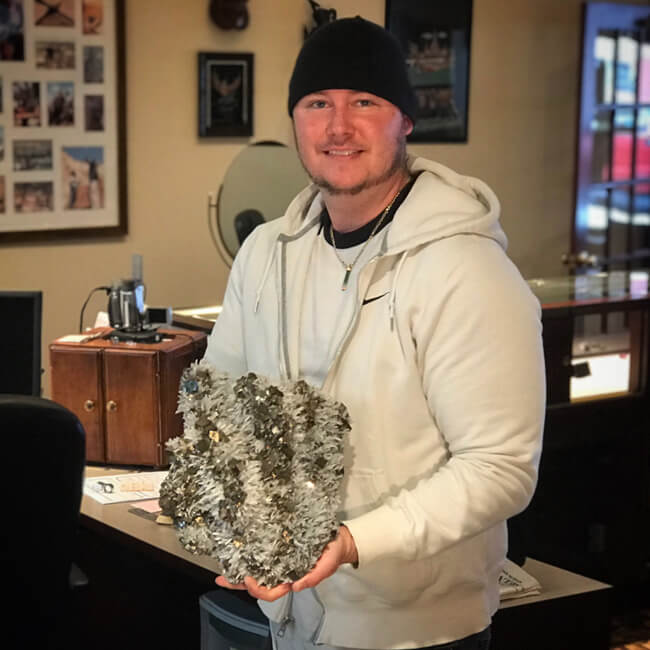 Pyrite and Quartz from Peru Museum Quality